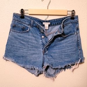 High Wasted Shorts, H&M, Button Fly